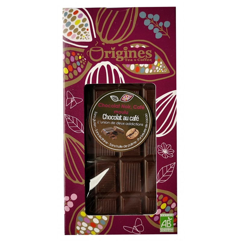 Chocolat 70 % cacao Café