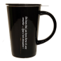 Mug avec filtre intégré de 400mL noir
