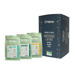 Coffret café Bio Amérique Latine Coffret de 750g (3x250g)