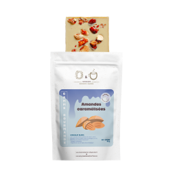 Chocolat blanc amandes caramélisées